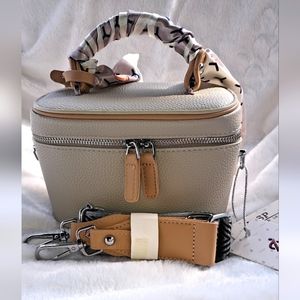 NWT!! Mini Train-Case Crossbody